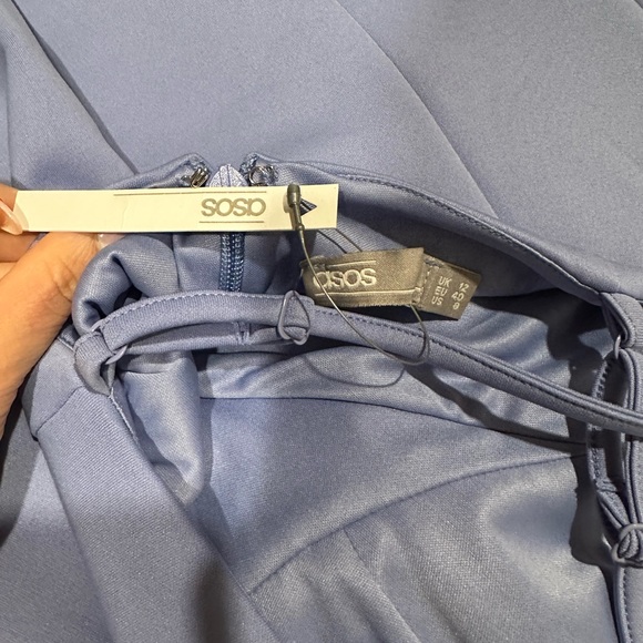 ASOS Scuba Ruffle Romper NWT - Picture 7 of 9